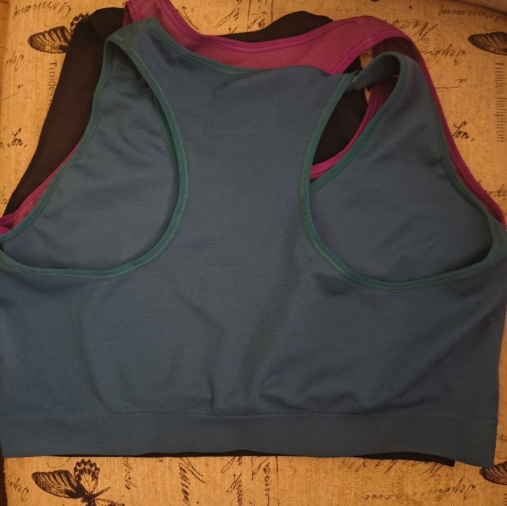 Set Of 3 32 Degrees Cool Sports Bras, XXL, NWOT - Picture 2 of 6